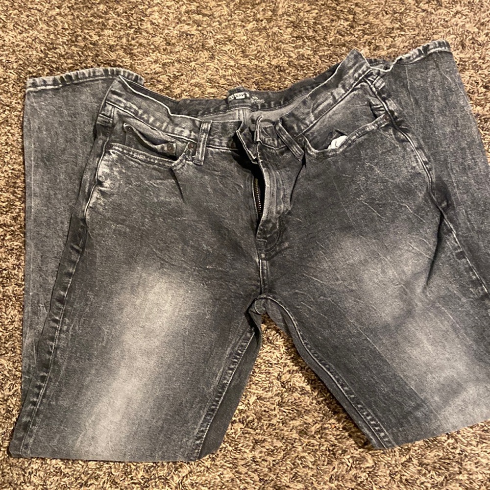 Old navy black acid wash jeans 30x30